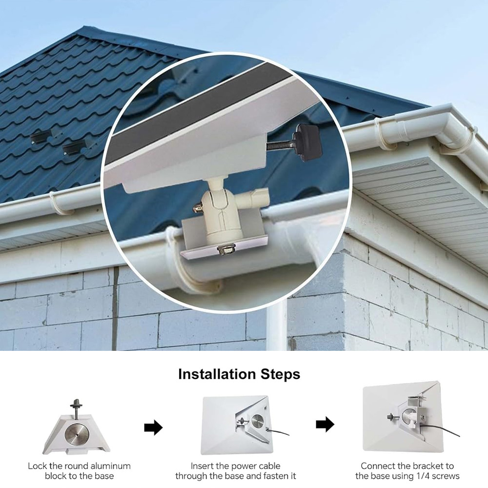 Adjustable Gutter Mount with Screw Adapter for Starlink Mini 10 Adjustable Gutter Mount with Screw Adapter for Starlink Mini - Image 10