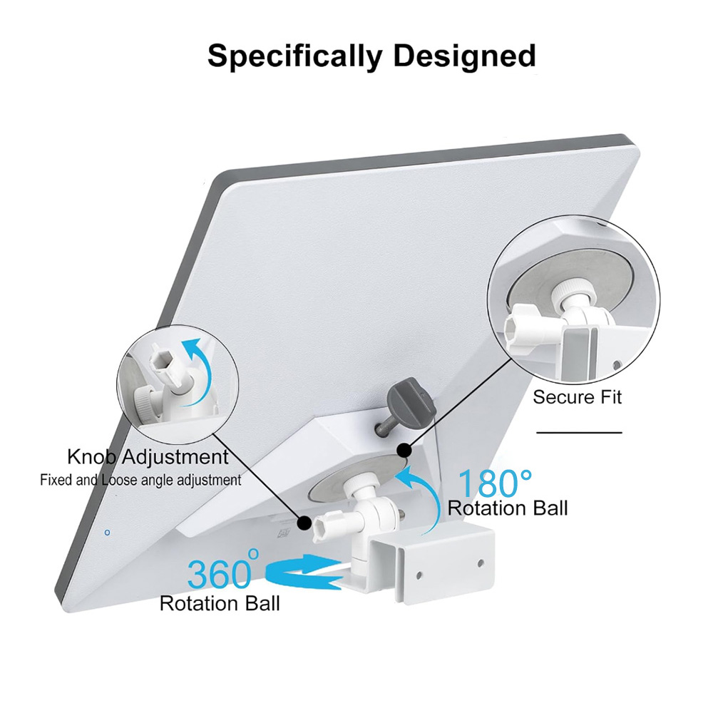 Adjustable Gutter Mount with Screw Adapter for Starlink Mini 2 Adjustable Gutter Mount with Screw Adapter for Starlink Mini - Image 2