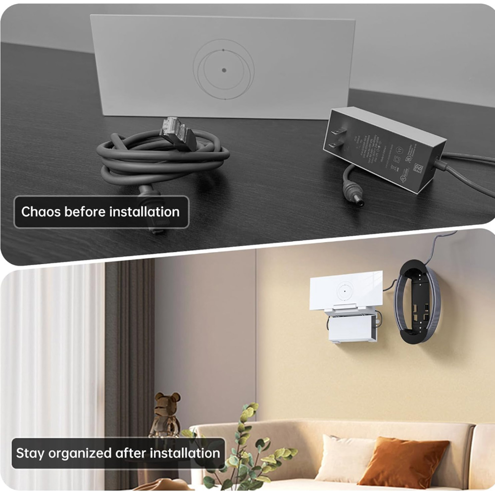 Ethernet Cable Organizer & Caddy Mount for Starlink Gen 3/Gen 2 2 Ethernet Cable Organizer & Caddy Mount for Starlink Gen 3/Gen 2 - Image 2