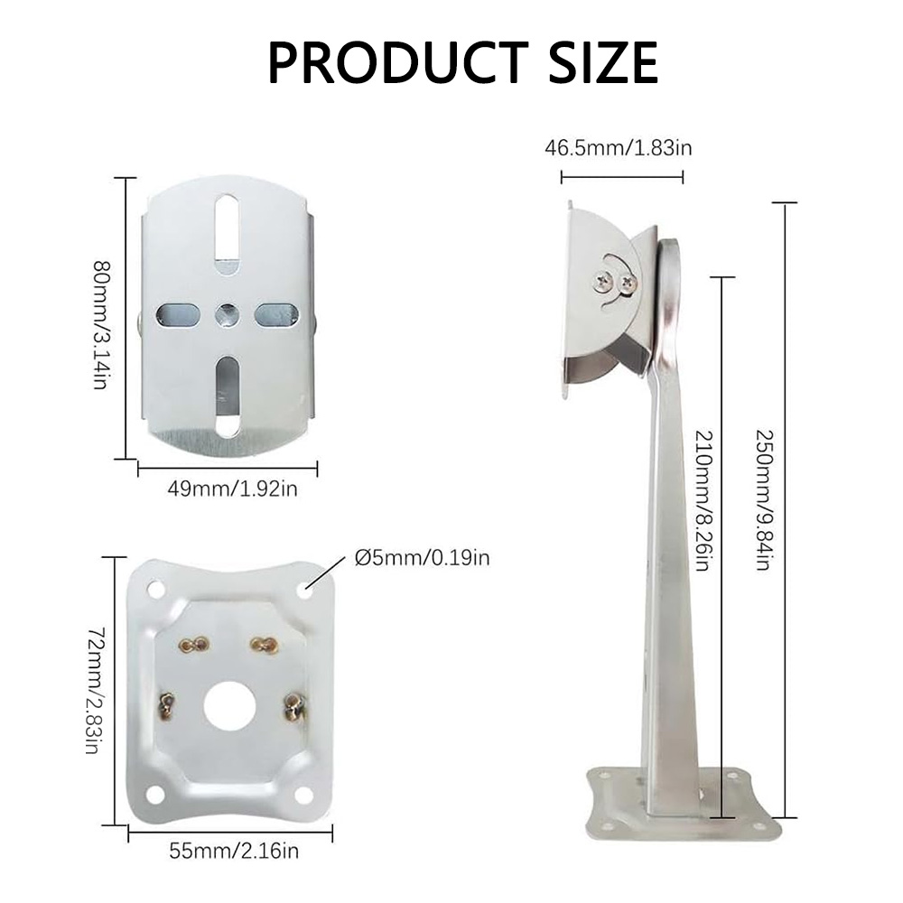 Adjustable Wall Mount Kit for Starlink Mini Dish 6 Adjustable Wall Mount Kit for Starlink Mini Dish - Image 6