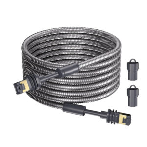 STARGEAR Heavy-Duty Chew-Proof Armored Cable – Built for Starlink Gen 3/Mini