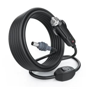 Car Charger to DC Cable with Switch for Starlink Mini (10ft/3M)