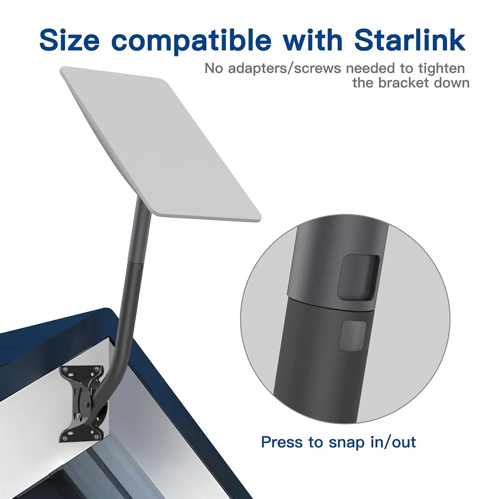 Adjustable Roof Wall Mount Kit for Starlink Gen 2 2 Adjustable Roof Wall Mount Kit for Starlink Gen 2 - Image 2