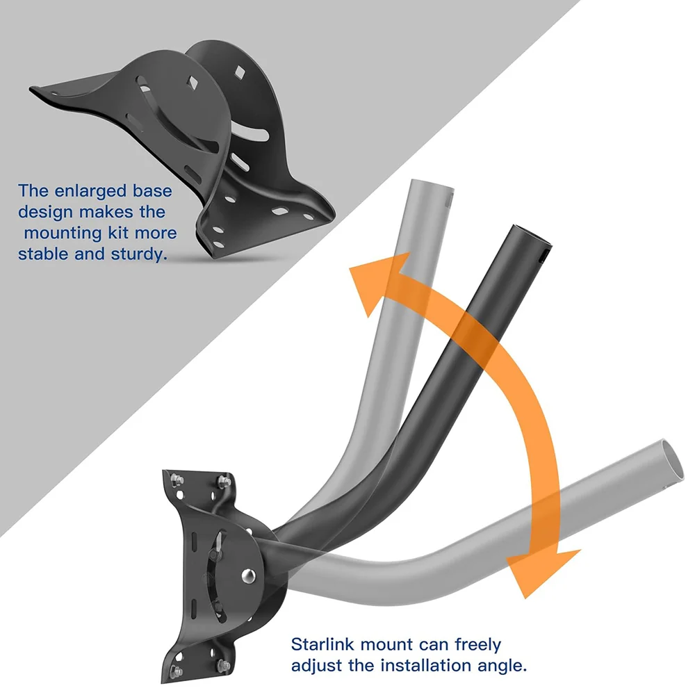 Adjustable Roof Wall Mount Kit for Starlink Gen 2 3 Adjustable Roof Wall Mount Kit for Starlink Gen 2 - Image 3