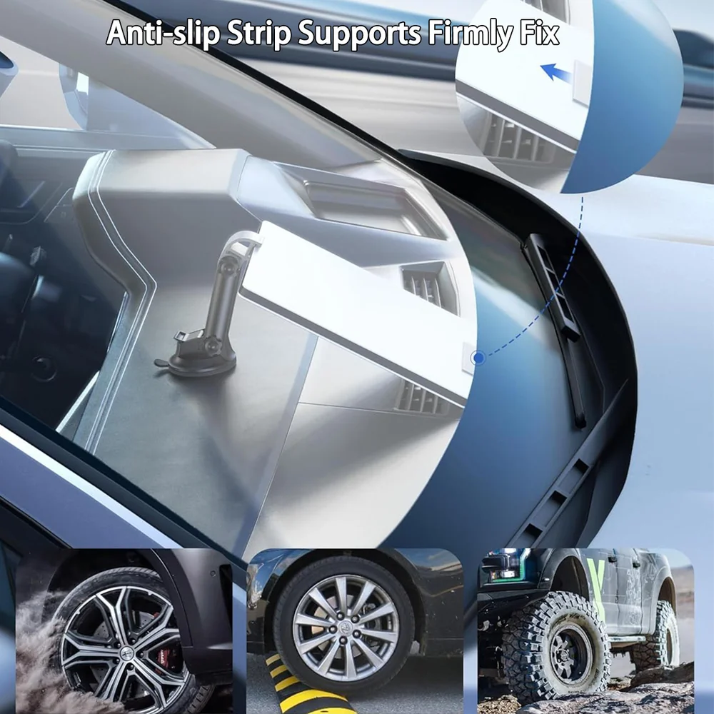 Angle-Adjustable Dashboard Suction Cup Mount for Starlink Mini 3 Angle-Adjustable Dashboard Suction Cup Mount for Starlink Mini - Image 3