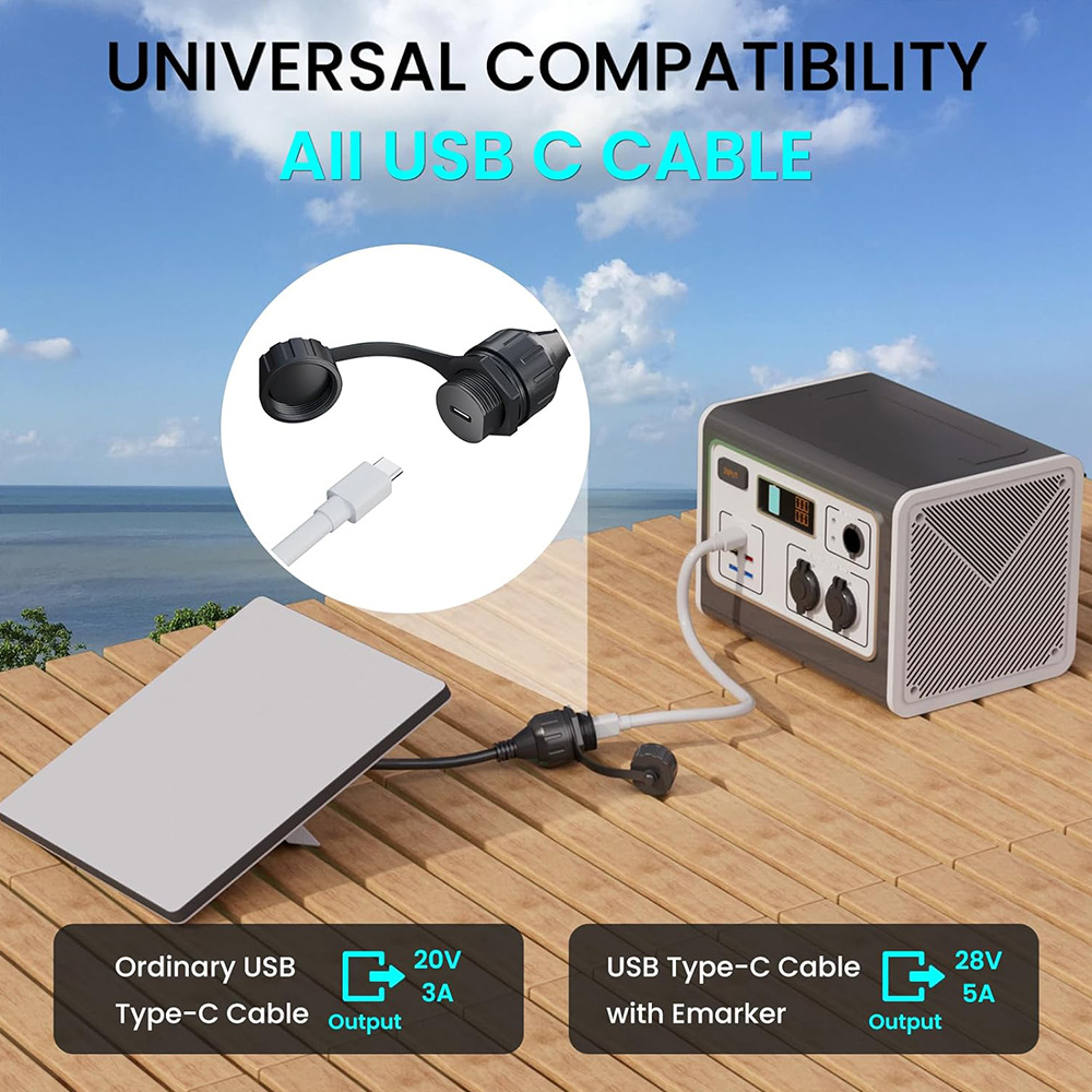 Waterproof USB-C Adapter for Starlink Mini - Fits All USB-C Cables 5 Waterproof USB-C Adapter for Starlink Mini - Fits All USB-C Cables - Image 5