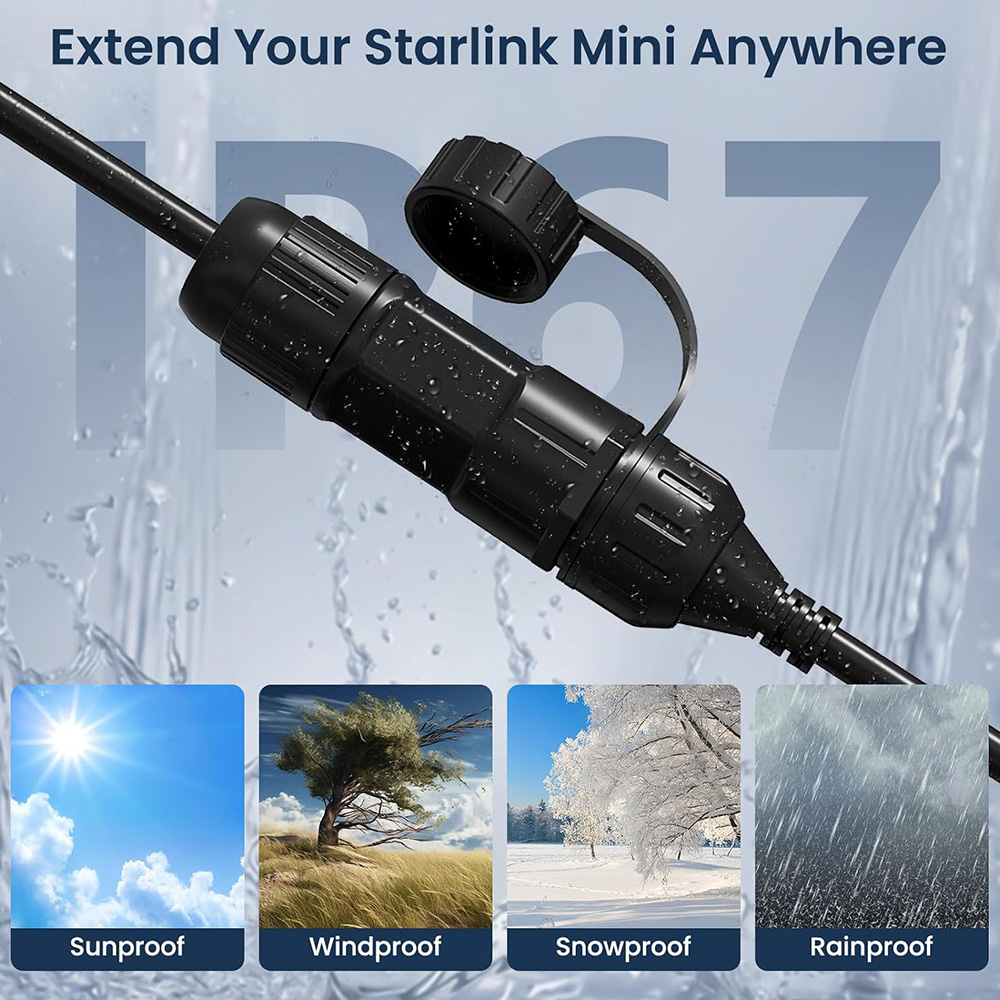 Waterproof USB-C Adapter for Starlink Mini - Fits All USB-C Cables 6 Waterproof USB-C Adapter for Starlink Mini - Fits All USB-C Cables - Image 6