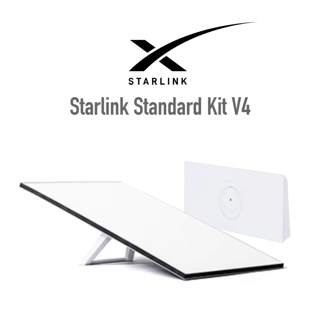Starlink Standard kit with dish and router for home internet setup