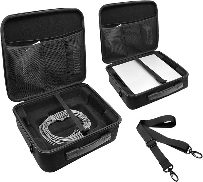 Starlink Mini carrying case for travel storage and cable protection
